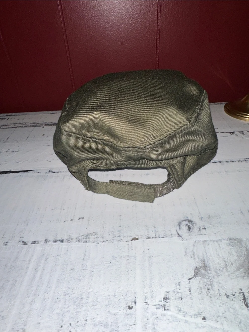 Kids Olive Patrol Cap with Flag Patch